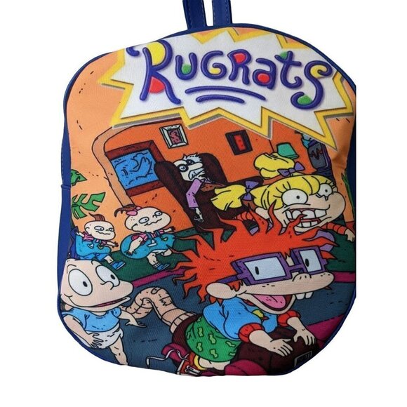 Nickelodeon Rugrats Intro Theme Small Backpack Blue 13in - Picture 2 of 7